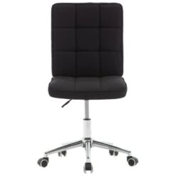 VidaXL Eetkamerstoelen 2 St Stof Zwart -Puur Winkel 1482572640 0103