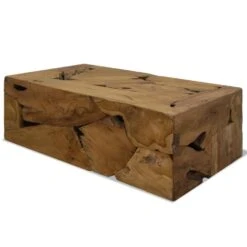 VidaXL Salontafel 90x50x30 Cm Echt Teakhout Bruin