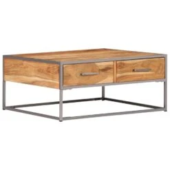VidaXL Salontafel 75x75x35 Cm Massief Acaciahout