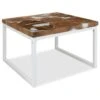 VidaXL Salontafel 60x60x40 Cm Teakhout En Hars