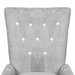 VidaXL Fauteuil Fluweel Zilverkleurig -Puur Winkel 2a6fdf403eca4be68d1bdb0939a017fc