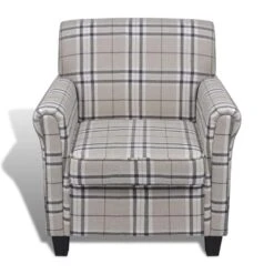 VidaXL Fauteuil Met Kussen Stof Crème -Puur Winkel 3ace091da0b2481fbc771d501692a9bb