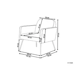Beliani Fauteuil NARKEN - Geel Fluweel 6 Beliani Fauteuil NARKEN - Geel Fluweel -Puur Winkel 485e1e366c75407aaeb73b86a7745480