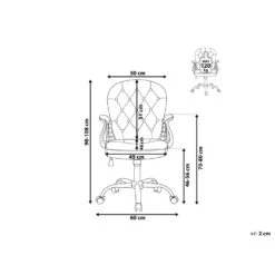 Beliani Bureaustoel PRINCESS - Roze Kunstleer -Puur Winkel 5c49403c36da41e19623af1d7b2017da