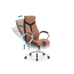 Beliani Bureaustoel FORMULA - Bruin Polyester 6 Beliani Bureaustoel FORMULA - Bruin Polyester -Puur Winkel 5dab5ae2d36240aba1ab13204d792b0a