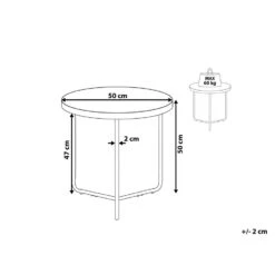 Beliani Salontafel MELODY - Grijs Mdf -Puur Winkel 8012b5d3191b4694976ecb056beacde1