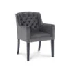 Eetkamerstoel Rosetti - Velvet - Grijs