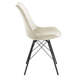 Eetkamerstoel Bonn (2 Stuks) - Velvet - Zand -Puur Winkel 81023514 1100