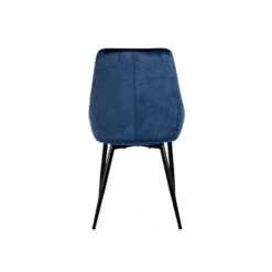 Tenzo Eetkamerstoel Lex (2 Stuks) - Velvet - Donkerblauw -Puur Winkel 81023608 0400