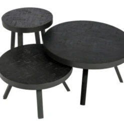 Hoyz Collection - Salontafel B340 Zwart - 45x45x52 -Puur Winkel 907bcce099e34b6ba710f5f9880ea3d9