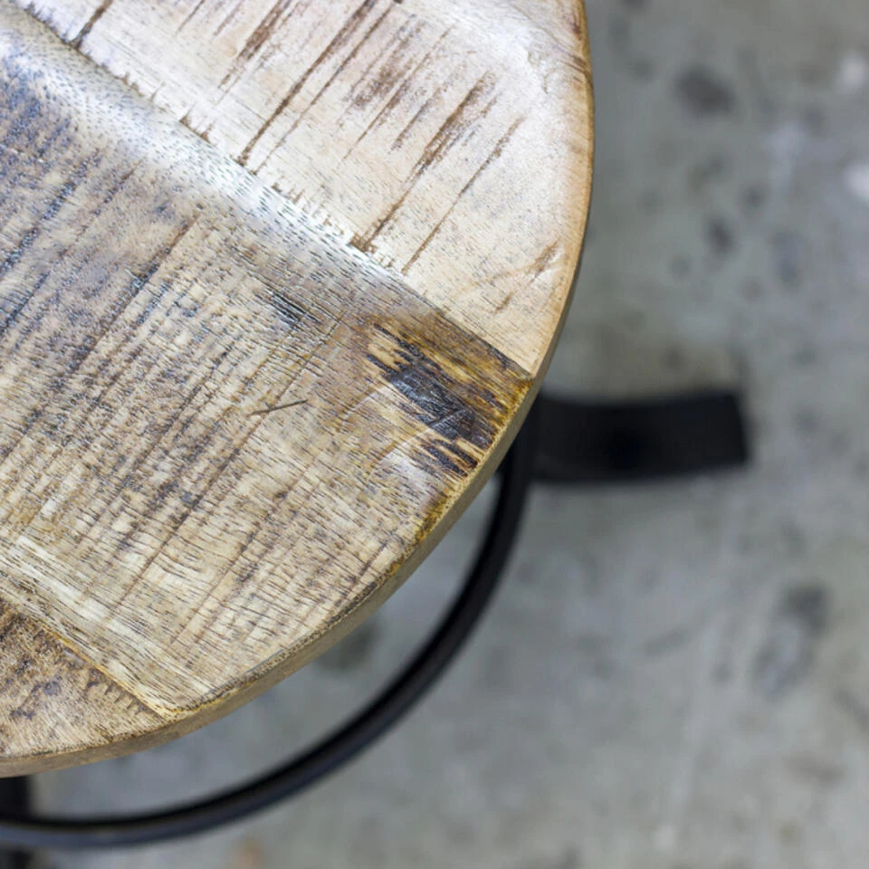 Giga Meubel Kruk Industrieel - Verstelbaar 2 Giga Meubel Kruk Industrieel - Verstelbaar - Afbeelding 2