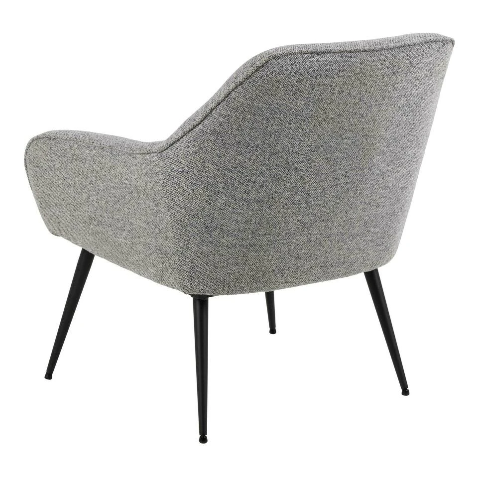 Sohome Fauteuil Otto - Bouclé - Grijs 3 Sohome Fauteuil Otto - Bouclé - Grijs - Afbeelding 3