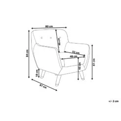 Beliani Fauteuil BODO - Groen Fluweel 6 Beliani Fauteuil BODO - Groen Fluweel -Puur Winkel aab893f2054e4cd88a2b5f571b95b985