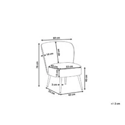 Beliani Fauteuil VOSS - Groen Polyester -Puur Winkel b2794bc8eb5b4c4e816f8edf67b43472