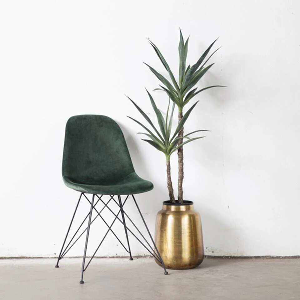 Giga Meubel Stoel Velvet Groen - Set Van 2 - 44x45x82.7cm - Jamie 2 Giga Meubel Stoel Velvet Groen - Set Van 2 - 44x45x82.7cm - Jamie - Afbeelding 2