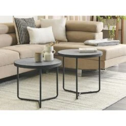 Beliani Salontafel MELODY - Grijs Mdf -Puur Winkel c0e05bebde454f9cb549c4e0e18c860d