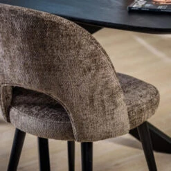 Hoyz Collection - Eetkamerstoel E430 Bruin - 49x56,5x85 - Set Van 2 -Puur Winkel c430e36cfd0b4d09b84f3f856699b900