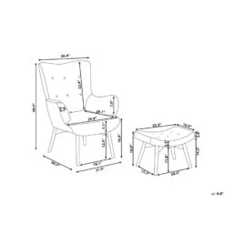 Beliani Fauteuil VEJLE - Zwart Fluweel 7 Beliani Fauteuil VEJLE - Zwart Fluweel -Puur Winkel cbd5b0a979364dff9aaab470dd061054