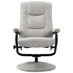 VidaXL Fauteuil Verstelbaar Met Voetenbankje Stof Lichtgrijs 6 VidaXL Fauteuil Verstelbaar Met Voetenbankje Stof Lichtgrijs -Puur Winkel e2e10f8ca3004715bc2c18f9363a092d