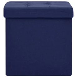 VidaXL Opbergkruk Inklapbaar Kunstlinnen Blauw -Puur Winkel f042eb8b66624ab09df7aa29e6a8e558